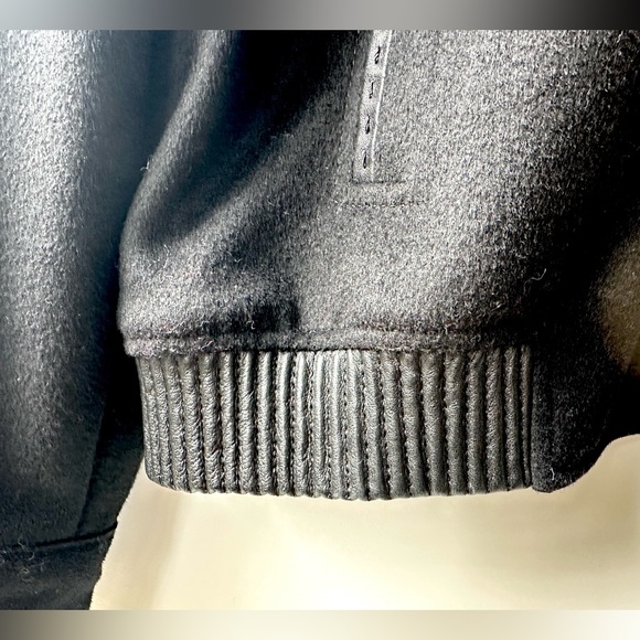 EUC MISSANI Le Collezioni Cashmere Blend Leather Trim Jacket, size XL - Picture 5 of 15